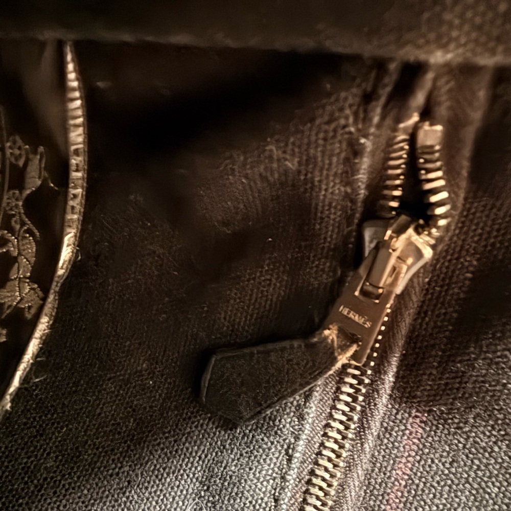 Hermès Toile Saxo MM bucket bag - Picture 10 of 10